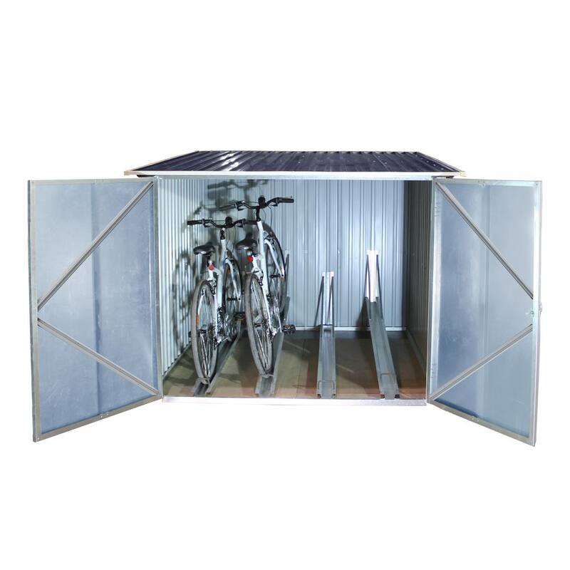 6 ft. x 6 ft. Bicycle Storage Shed