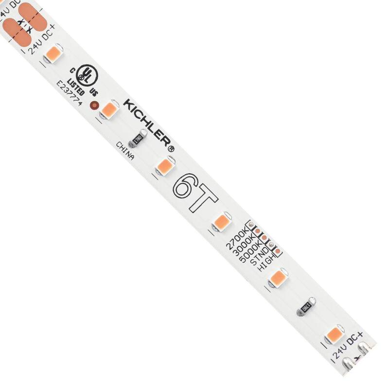 6T 100 ft. 2700K LED White Standard Output Under Cabinet Strip Light