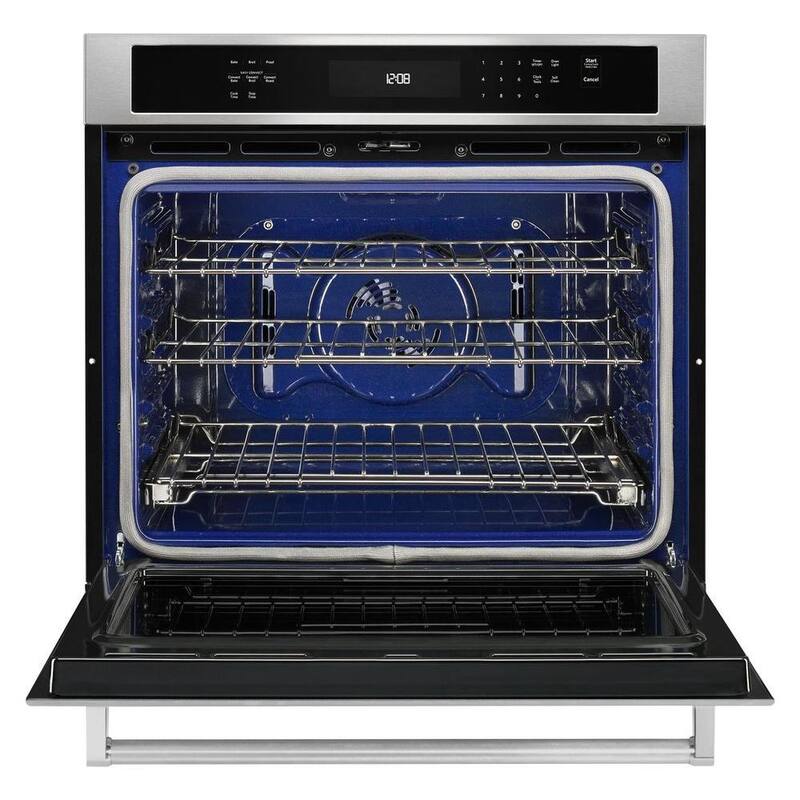 30 in. Single Electric Wall Oven Self-Cleaning with Convection in Stainless Steel