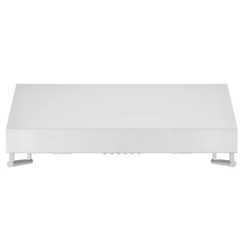 30 in. 450 CFM Ducted Under Cabinet Range Hood with Auto Night Light and Utensil Bars in Stainless Steel