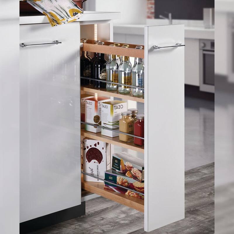 15 in. W Base Cabinet Pull-Out with Soft-Close Undermount Slides