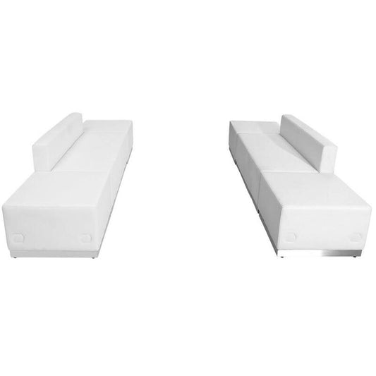 4-Piece Melrose White Living Room Sets