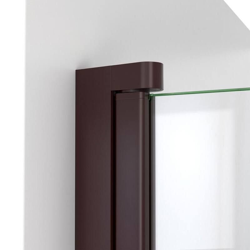 32 in. L x 32 in. W x 74-3/4 in. H Alcove Shower Kit with Bi Fold Frameless Shower Door and Shower Pan ORB/W