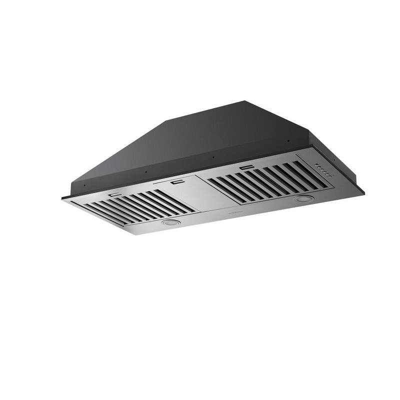 34 in. Ducted Built-In Range Hood with LED in Stainless Steel