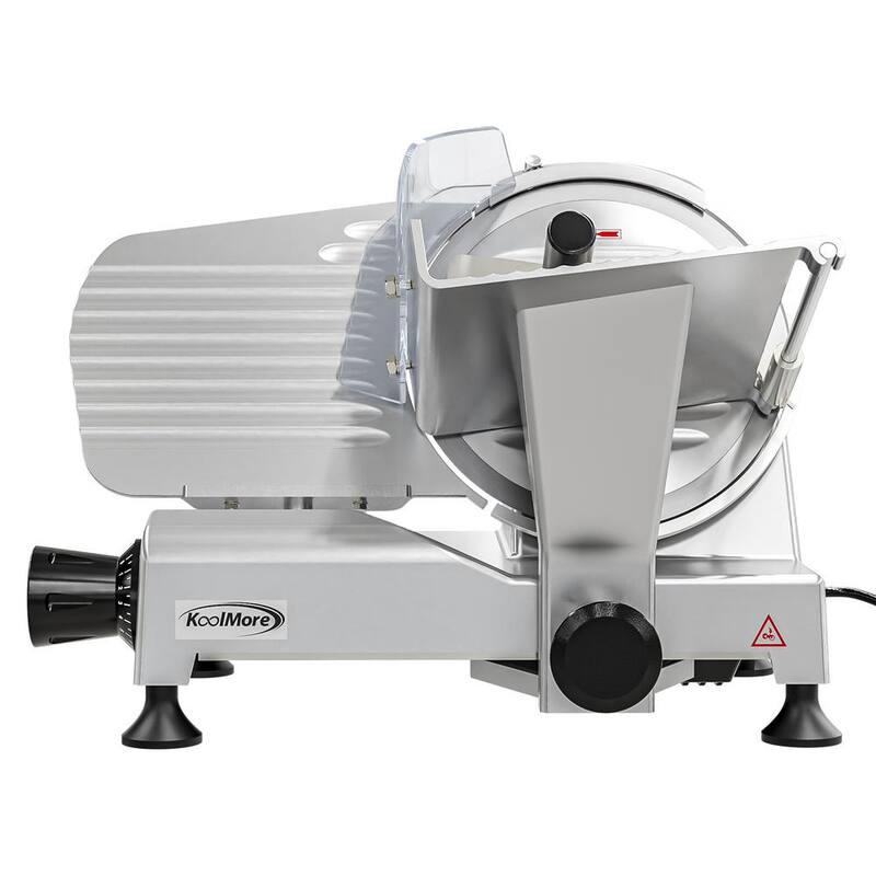 120-Watt Stainless-Steel 9 in. Commercial Deli Meat Slicer