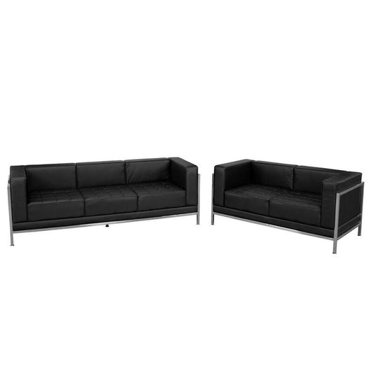 2-Piece Black Living Room Sets