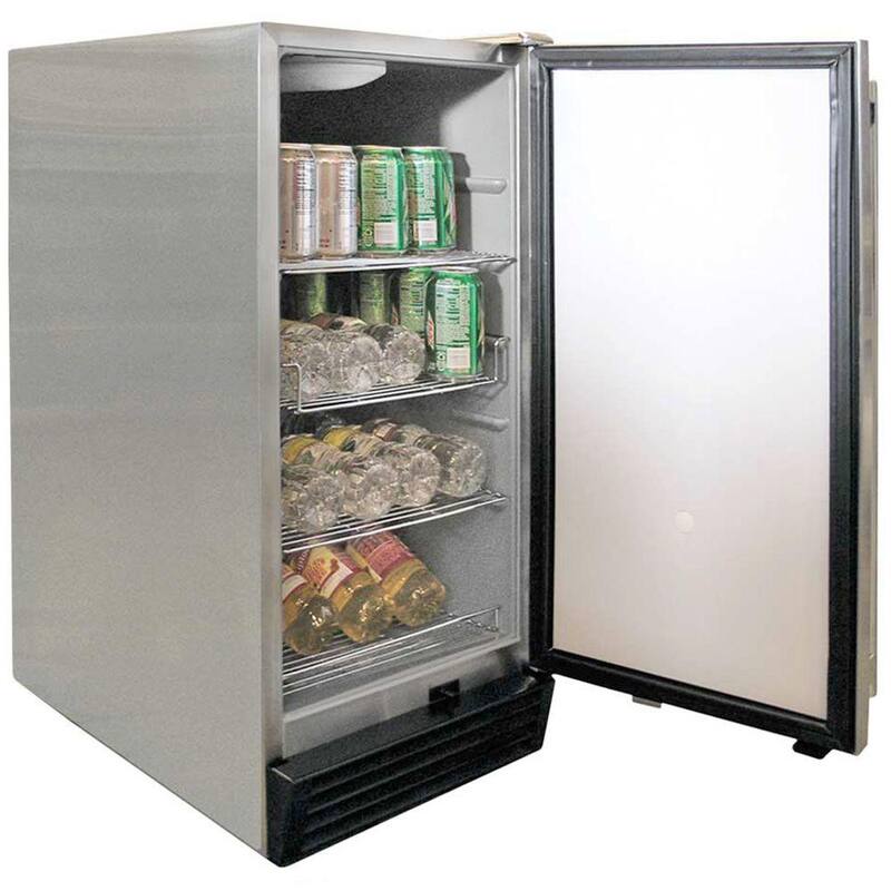 3.25 cu. ft. Built-In Outdoor Refrigerator in Stainless Steel