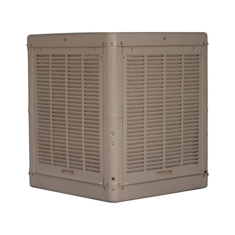 3000 CFM Down-Draft Roof Evaporative Cooler for 1100 sq. ft. Motor Not Included