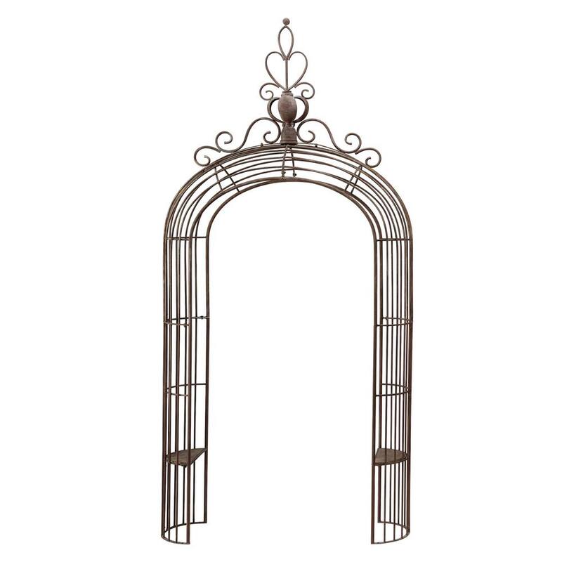 117 in. H The Princess' Metal Garden Arch