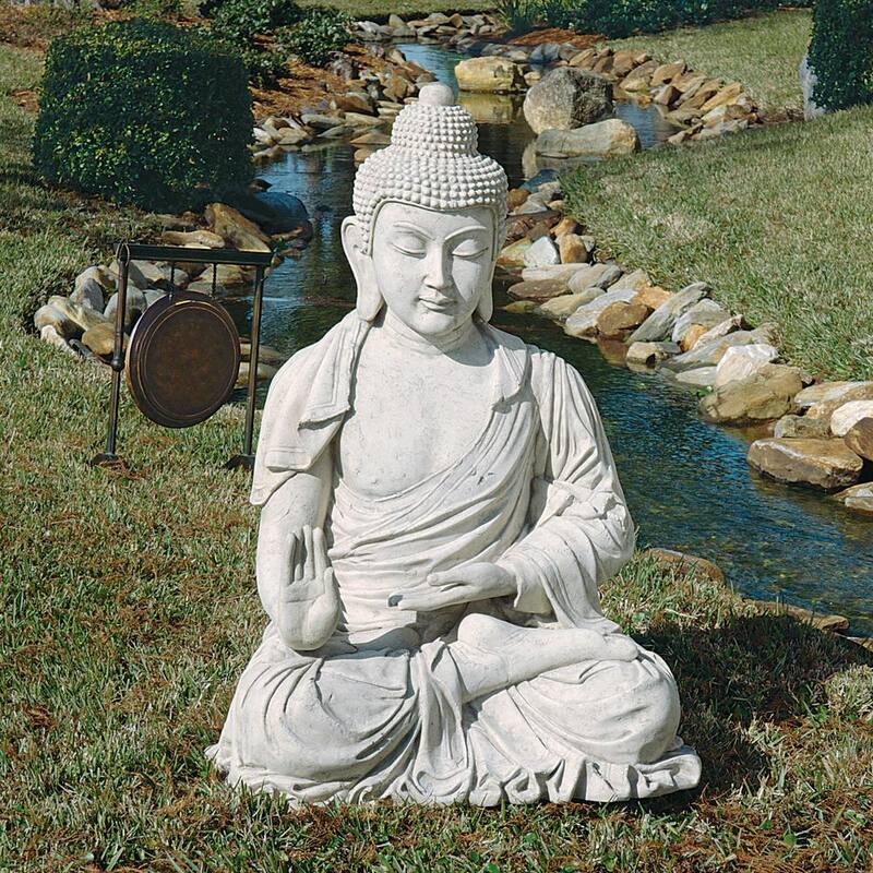 48 in. H Meditative Buddha of the Grand Temple Giant Garden Statue