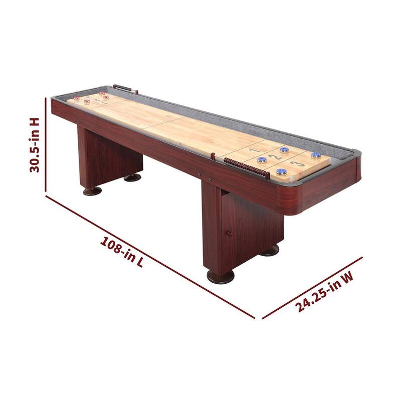 9 ft. Shuffleboard - Dark Cherry