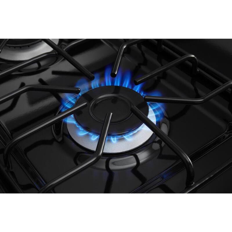 30 in. 4 Burner Freestanding Gas Range in Black