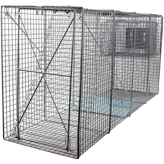 2 PK X-Large One Door Catch Release Heavy Duty Humane Cage Live Animal Traps for Large Dogs and Other Same Sized Animals