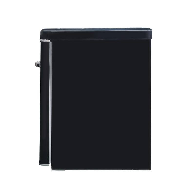 3.25 cu. ft. Retro Convertible Freezer-Refrigerator Frost Free in Black