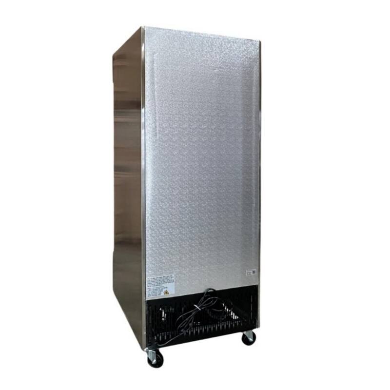 29 in. W 23 cu. ft. Single Glass Door Commercial Merchandiser Refrigerator in Stainless Steel