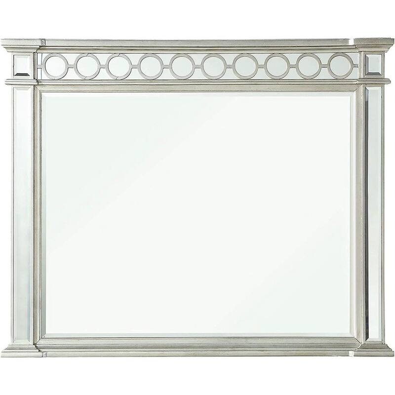 52 in. W x 42 in. H Rectangle Glass Frame Silver Mirror