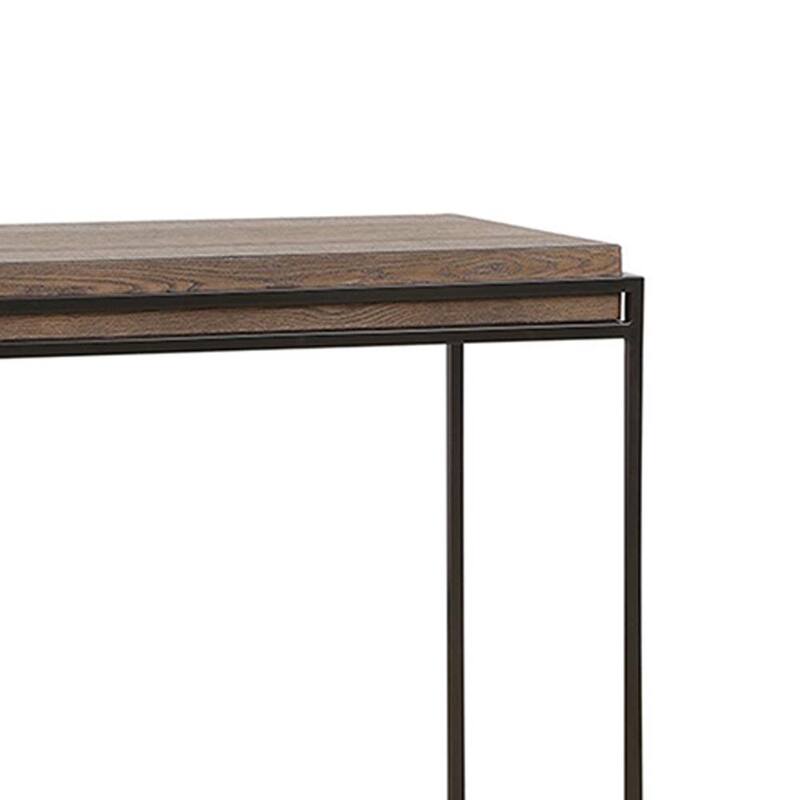 48 in. Old Forest Glen Rectangle Wood Top Sofa Table