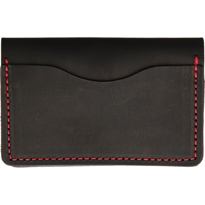 Flagrant Beard Black Red Stitched Wallet 3602bk