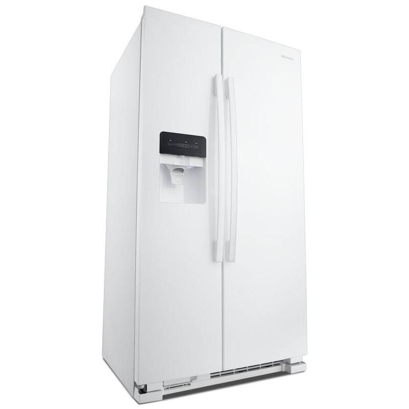 21.4 cu. ft. Side by Side Refrigerator in White