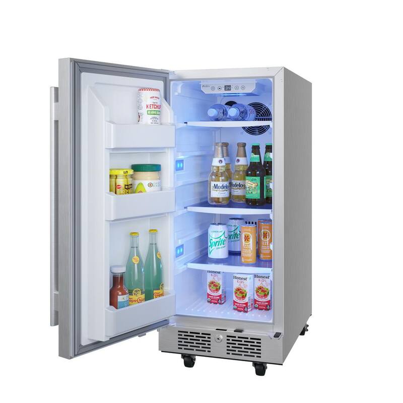 3.3 cu. ft. Built-In Outdoor Refrigerator in Stainless Steel