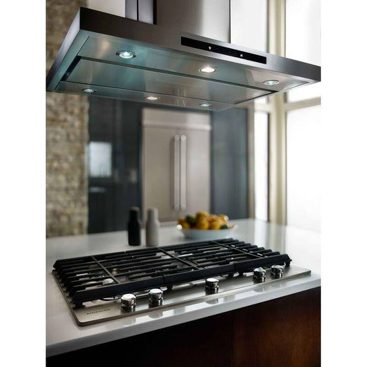 36 in. Island Canopy Convertible Range Hood in Stainless Steel