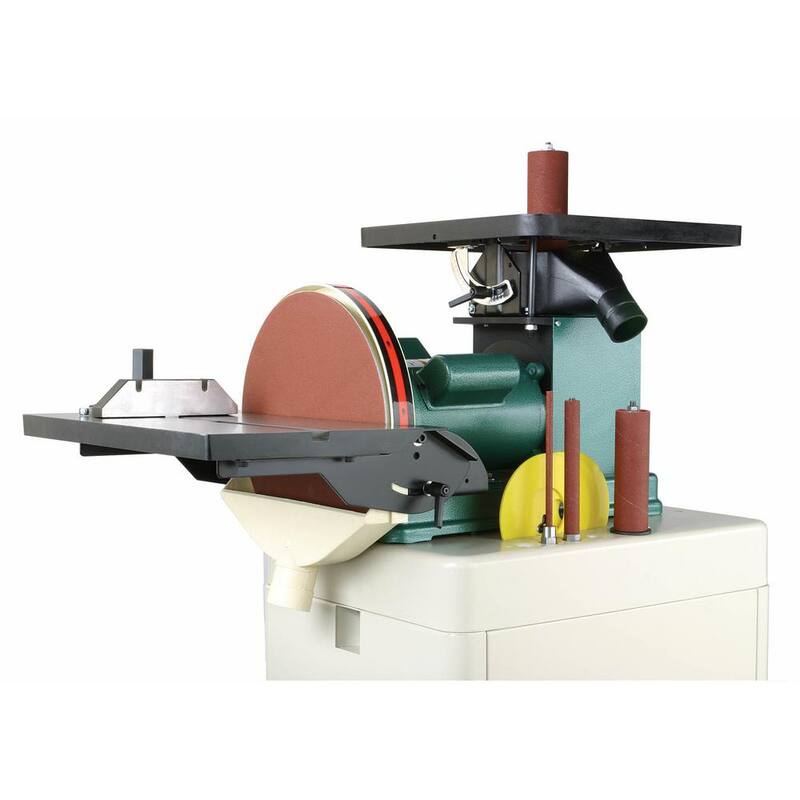 10-Amp 12 in. Corded Oscillating Spindle Disc Sander