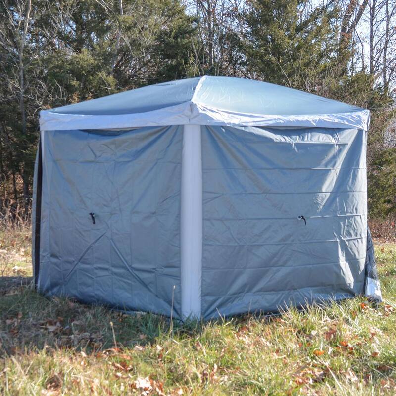 11 ft. x 11 ft. Screened Pop Up Shade Tent with Sides