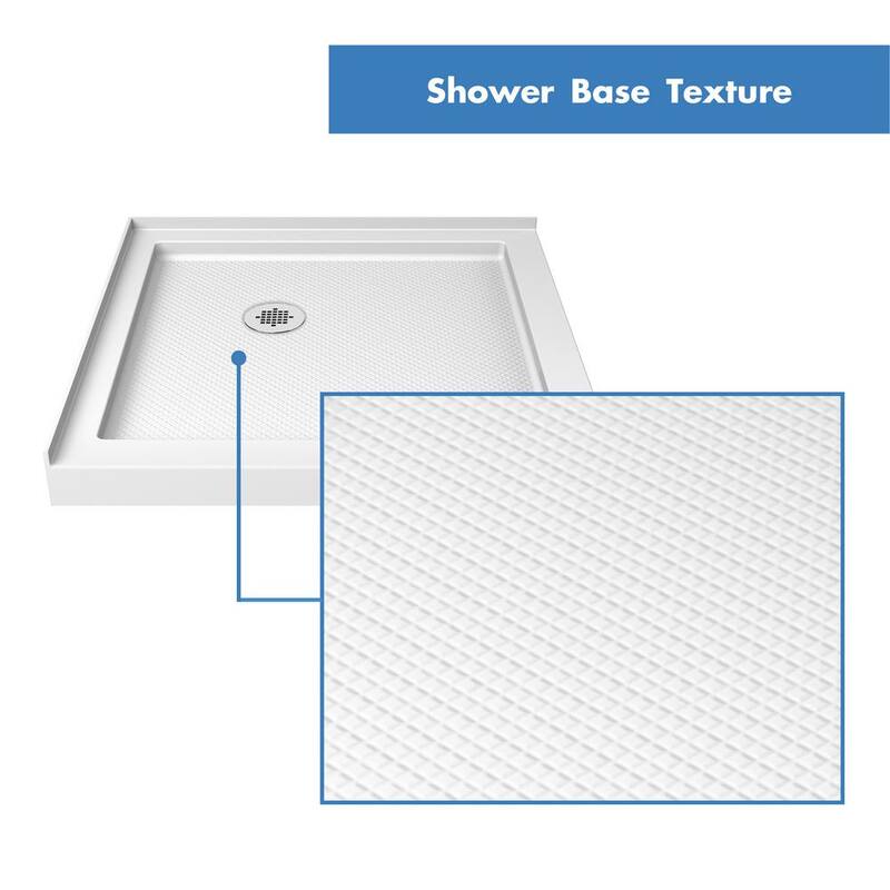 32 in. L x 32 in. W x 74-3/4 in. H Alcove Shower Kit with Bi Fold Frameless Shower Door and Shower Pan ORB/W