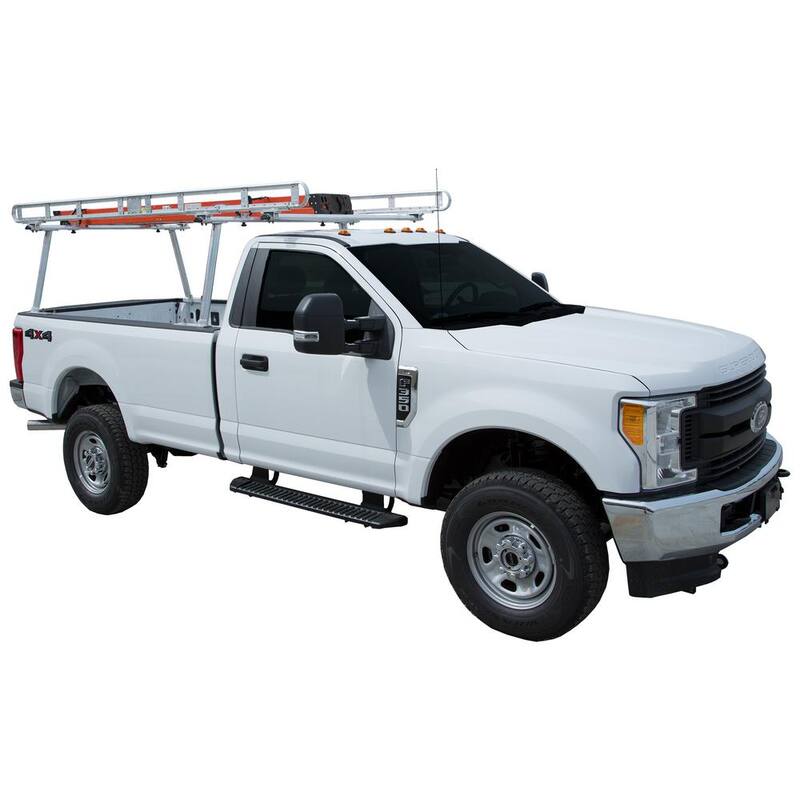 800 lbs. Capacity Clear Anodized Aluminum Truck Ladder Rack