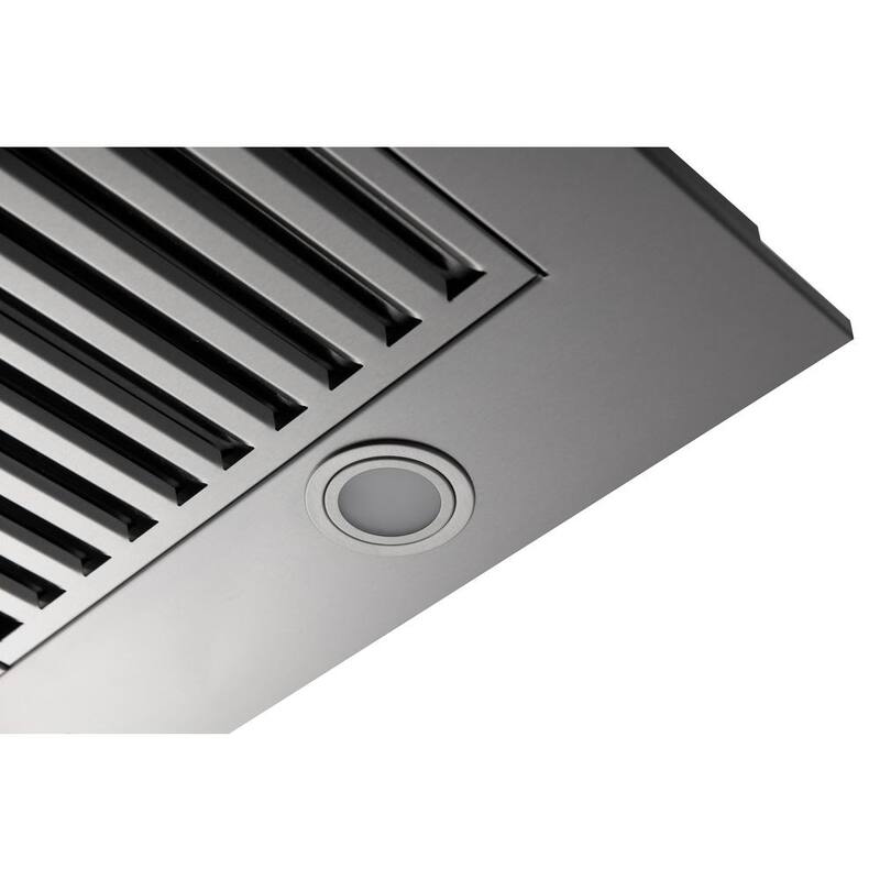 34 in. Ducted Built-In Range Hood with LED in Stainless Steel