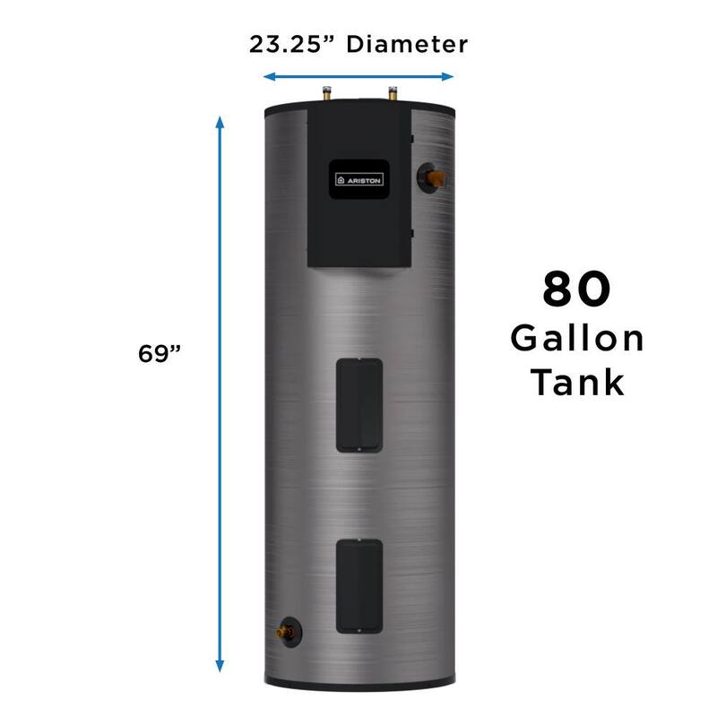 80 gal. 18000-Watt Commercial Electric Water Heater with Durable 316 Stainless Steel Tank