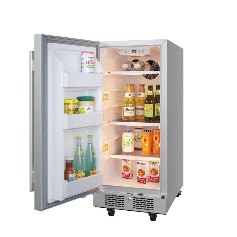 3.3 cu. ft. Built-In Outdoor Refrigerator in Stainless Steel