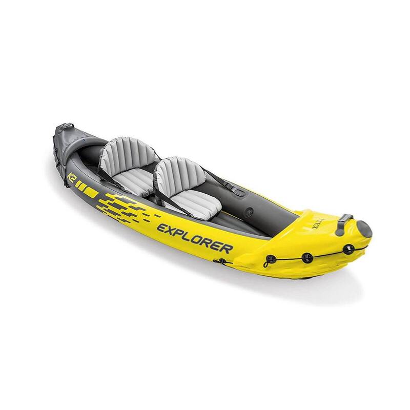 2-Person Inflatable Kayak with Oars Pump 1-Person Inflatable Kayak 2-Pack