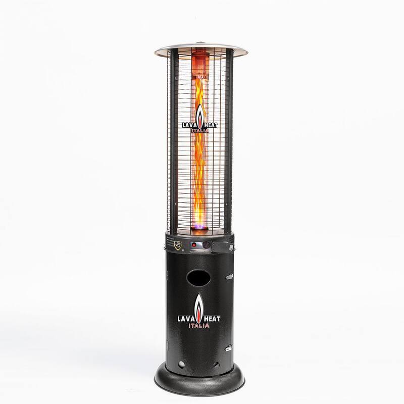 51000 BTU Opus Lite-R-Line-7MPBL Hammered Black Propane Patio Heater