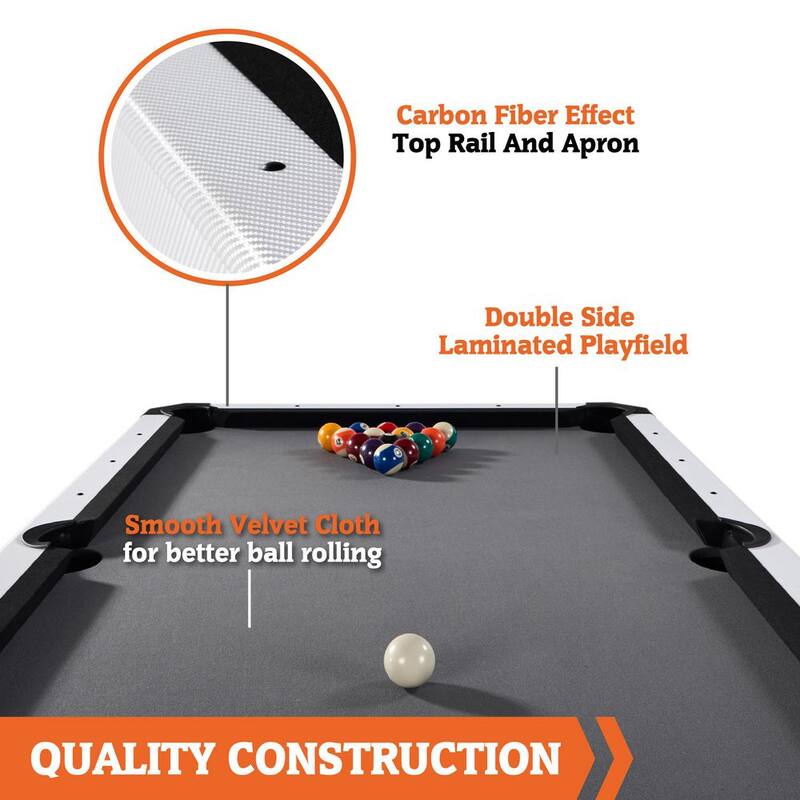 6 ft. Billiard Table with Ball and Cue Stick Set