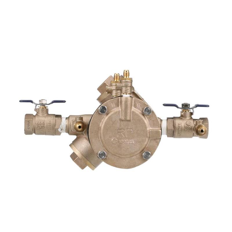 3/4 in. Reduced Pressure Zone Backflow Preventer Assembly