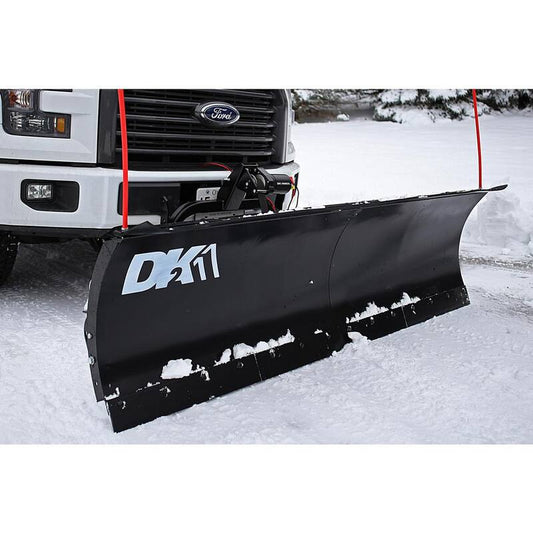 84 in. x 22 in. Heavy-Duty Universal Mount T-Frame Snow Plow Kit with Winch and Wireless Remote