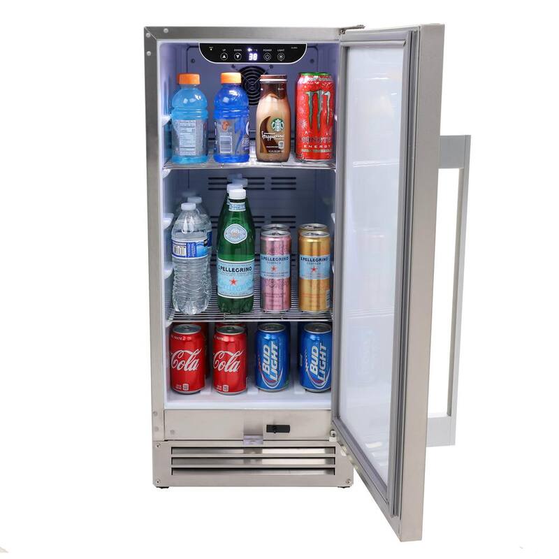 3.1 cu. ft. Built-In Outdoor Refrigerator in Stainless Steel