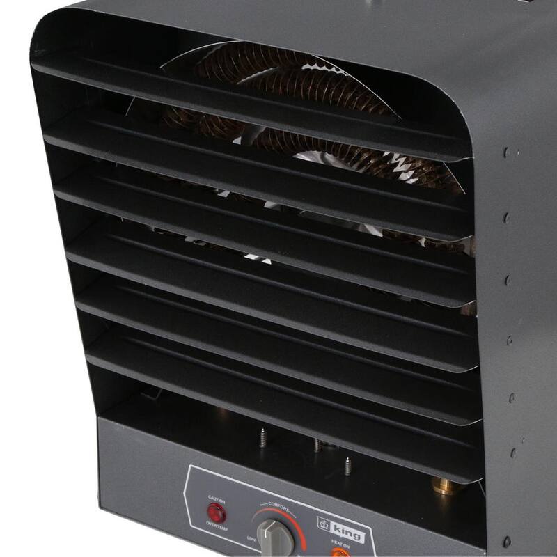 240-Volt 5000-Watt Garage Heater in Gray