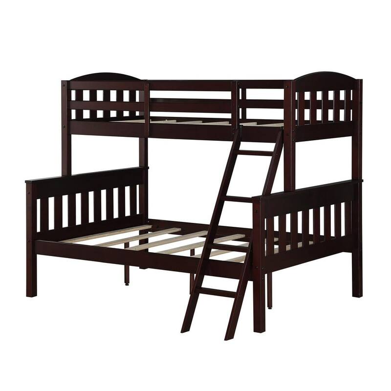 Airlie Twin Over Full Espresso Wood Bunk Bed