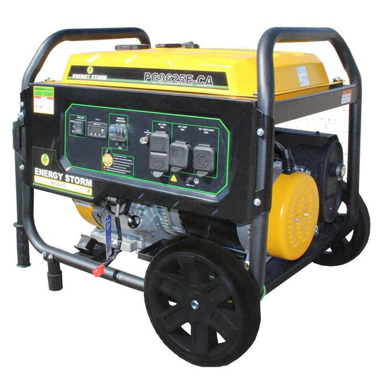 9600/7700-Watt Electric Recoil Start Gasoline Powered Portable Generator with CO Sensor and Auto Shutoff