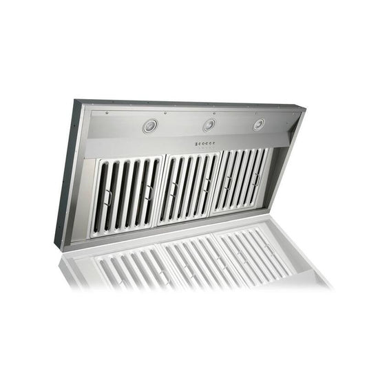 1200 CFM 48 in. Wide Built-In/Insert Range Hood in Stainless Steel with QuietMode