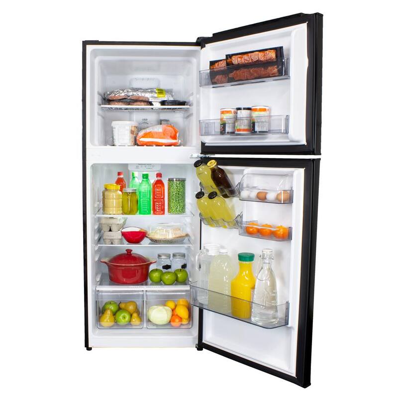 10.1 cu. ft. Top Freezer Refrigerator in Black Counter Depth