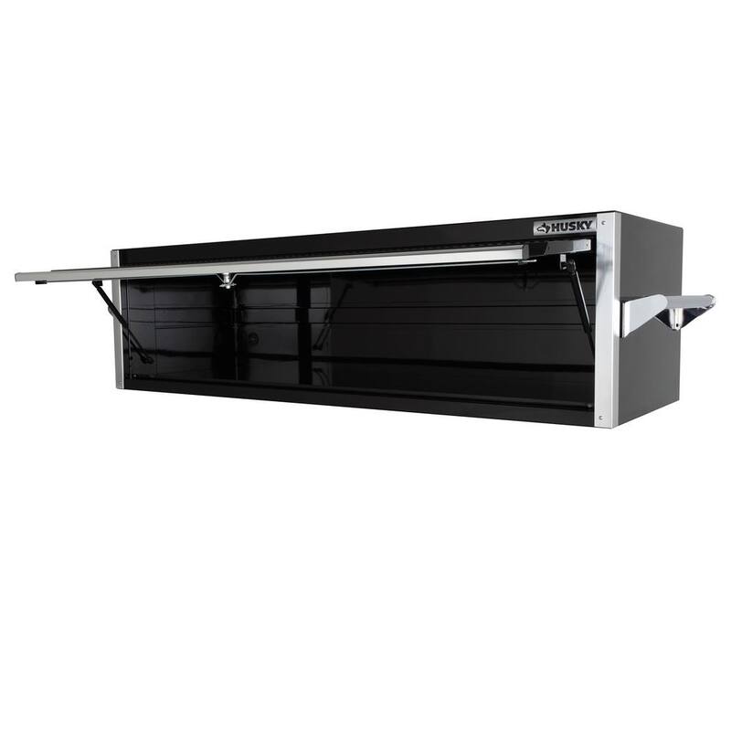 63.5 in. W Professional Duty Workbench Top Locker in Black 2-Pack