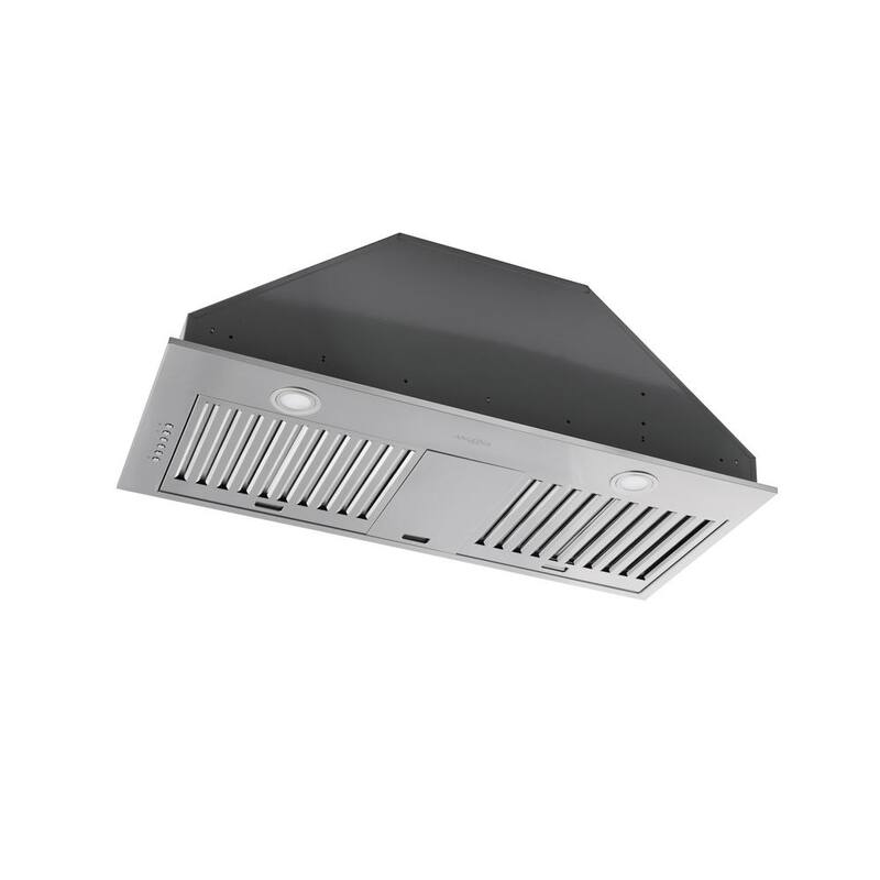 34 in. Ducted Built-In Range Hood with LED in Stainless Steel