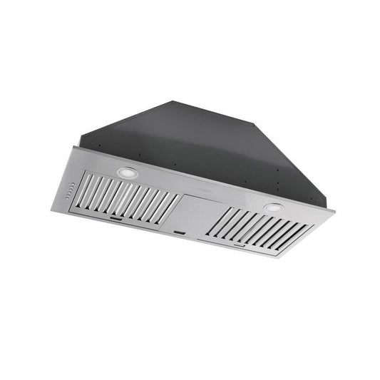 34 in. Ducted Built-In Range Hood with LED in Stainless Steel