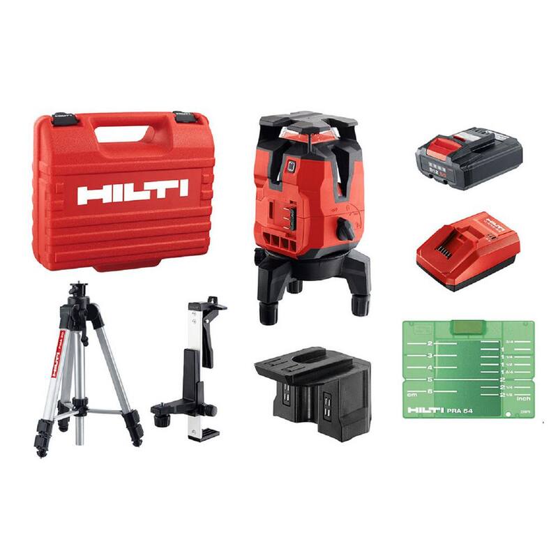 33 ft. PM 40-MG Multi-Line Green Laser Level Kit 8-Piece