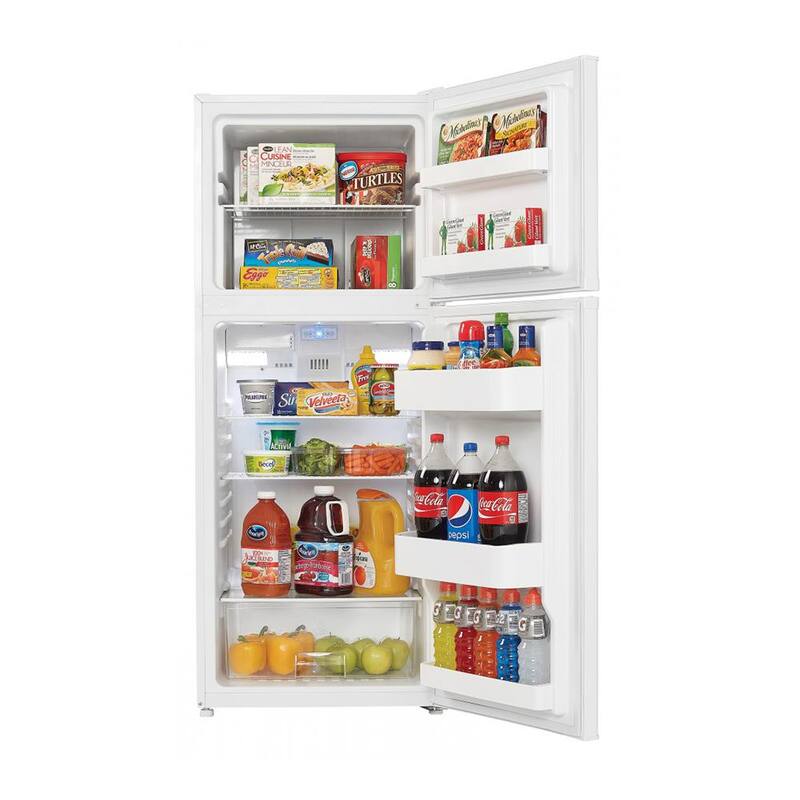 10.00 cu. ft. Freestanding Top Freezer Refrigerator in White