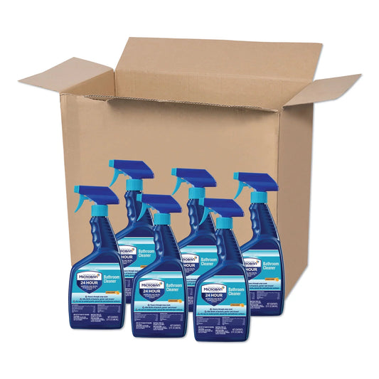 24-Hour Disinfectant Bathroom Cleaner Citrus 32 Oz Spray Bottle 6/carton | Bundle of 5 Cartons