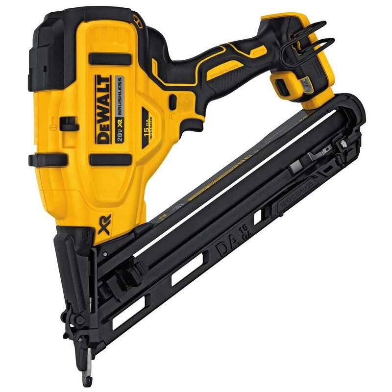 20V MAX XR Lithium-Ion 15-Gauge Cordless Angled Finish Nailer 1 3.0Ah Battery and Charger